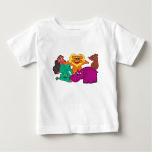 T-shirt Pour Bébé Chemise enfant Jungle Animaux