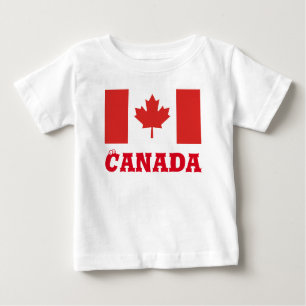 T-shirt Pour Bébé Chemise faite sur commande de jour du Canada