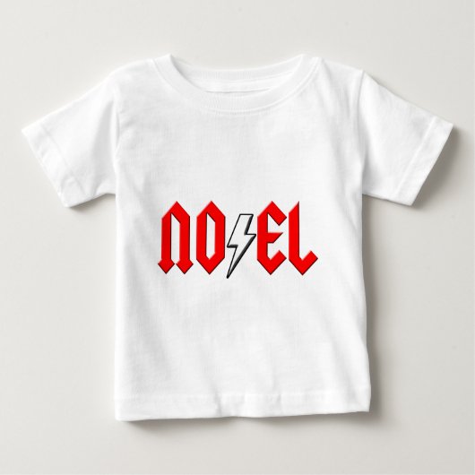 T-shirt Pour Bébé chemise faite sur commande de rock de NOEL (Devant)