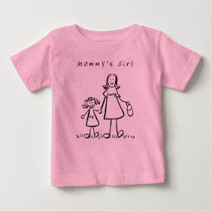 T-shirt Pour Bébé Chemise fille de maman