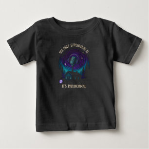 T-shirt Pour Bébé Chemise foncée pour enfants, Cabane