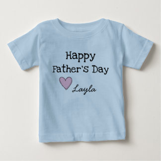 T-shirt Pour Bébé Chemise heureuse de fête des pères