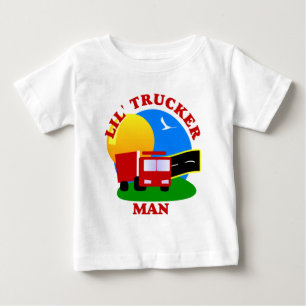 T-shirt Pour Bébé Chemise Homme Enfants Petit Trucker