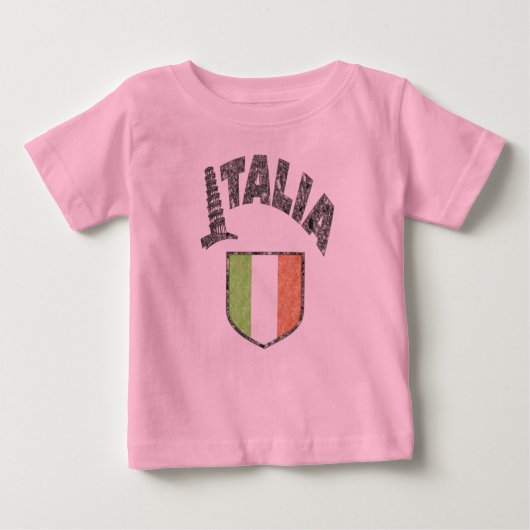 T-shirt Pour Bébé Chemise Italia Long Sleeve Toddler (Devant)