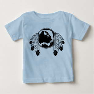 T-shirt Pour Bébé Chemise Metis Toddler Native Wildlife Art Baby Shi