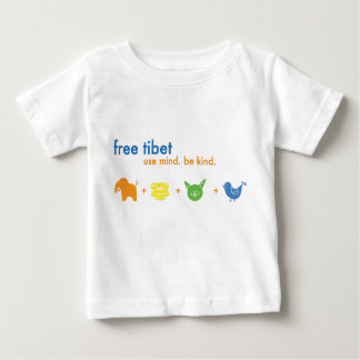 T-shirt Pour Bébé Chemise Mia Tibet libre
