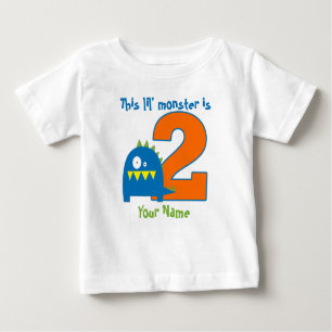 T-shirt Pour Bébé Chemise personnalisée 2ème par anniversaire de