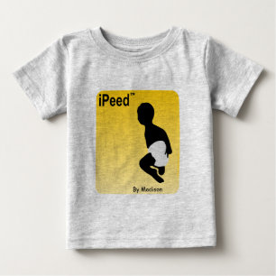 T-shirt Pour Bébé Chemise personnalisée de bébé, iPeed par Madiso