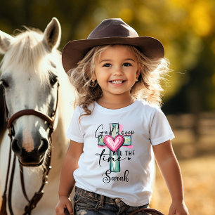 T-shirt Pour Bébé Chemise personnalisée Dieu est bon tout le temps