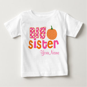 T-shirt Pour Bébé Chemise personnalisée par citrouille de grande