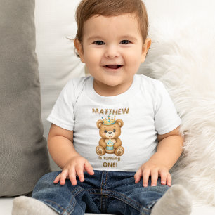 T-shirt Pour Bébé Chemise personnalisée pour le 1er anniversaire du
