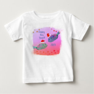 T-shirt Pour Bébé Chemise personnalisée pour le Nouvel An