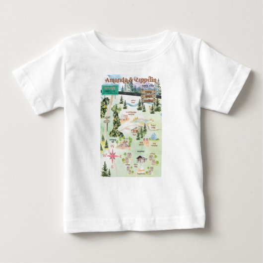 T-shirt Pour Bébé chemise pour bébé (Devant)