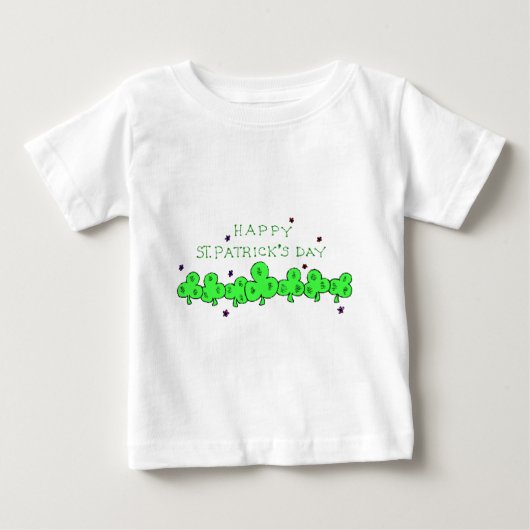 T-shirt Pour Bébé Chemise pour bébé de la Saint Patrick (Devant)