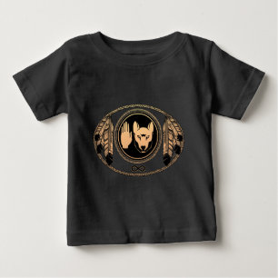 T-shirt Pour Bébé Chemise Première Nation Métisse Bébé Drapeau Rébel
