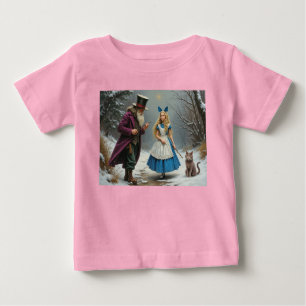 T-shirt Pour Bébé Chemise rose bébé Alice hiver