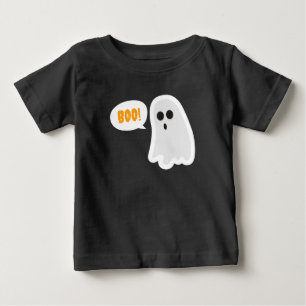 T-shirt Pour Bébé Chemise T Halloween Fantôme Mignon BOO!