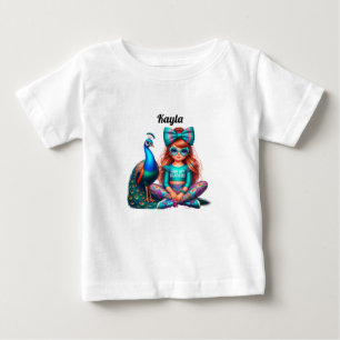 T-shirt Pour Bébé Chemise T- paon pour filles