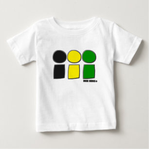 T-shirt Pour Bébé Chemise T-shirt bébé "Jamaica Flag Colors" de iE