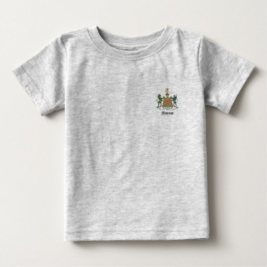 T-shirt Pour Bébé Chemise Toddler Crest Family (Devant)
