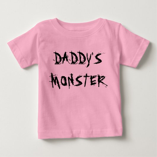 T-shirt Pour Bébé Chemise Toddler du monstre de papa (Devant)