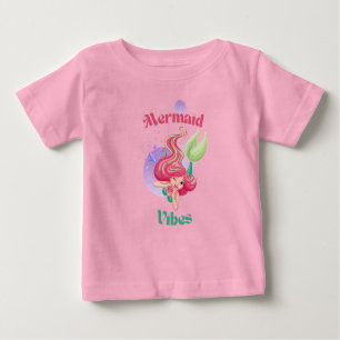 T-shirt Pour Bébé Chemise Toddler pour sirène Vibes
