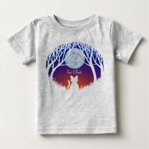 T-shirt Pour Bébé Chemises Amoureux de les chats pour bébé Chemises