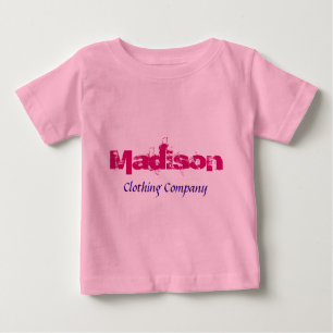 T-shirt Pour Bébé Chemises de bébé de Madison Name Clothing Company