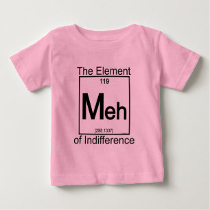 T-shirt Pour Bébé Chemises de nourrisson de l'élément MEH