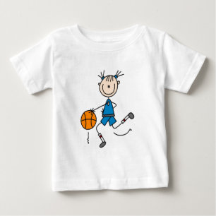 T-shirt Pour Bébé Chemises et cadeaux de basket-ball pour filles ble