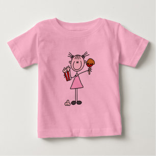 T-shirt Pour Bébé Chemises et Cadeaux de Popcorn et Barbe à Papa