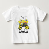 T-shirt Pour Bébé Chemises faites sur commande : Chemises heureuses (Devant)