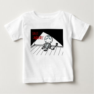 T-shirt Pour Bébé Chemises robots tristes