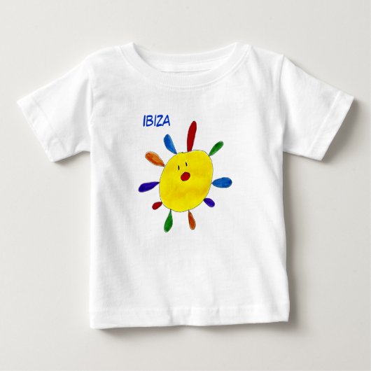 T-shirt Pour Bébé Chemisette boit ibiza. (Devant)