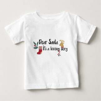 T-shirt Pour Bébé Cher Père Noël