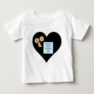 T-shirt Pour Bébé Cher Père Noël - Apportez des jouets