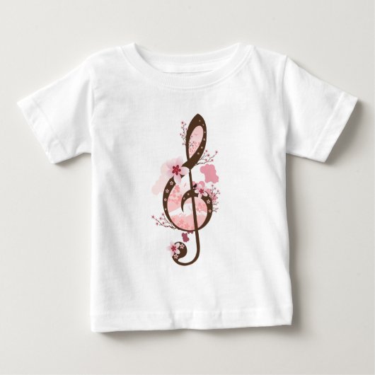 T-shirt Pour Bébé Cherry Blossom (Devant)