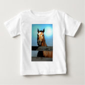T-shirt Pour Bébé Cheval (Devant)