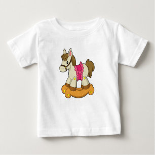 T-shirt Pour Bébé Cheval comme Cheval Rocking.PNG