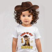 T-shirt Pour Bébé Cheval cowboy