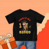 T-shirt Pour Bébé Cheval cowboy