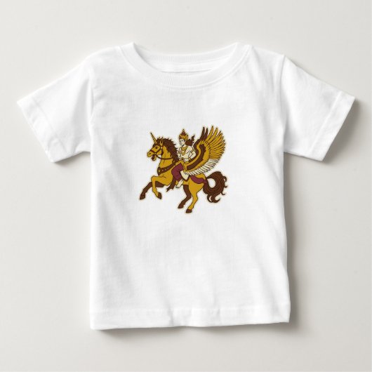T-shirt Pour Bébé Cheval Sembrani (Devant)
