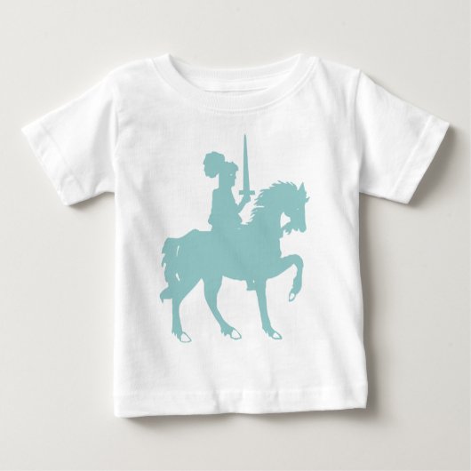 T-shirt Pour Bébé Chevalier héraldique (Devant)