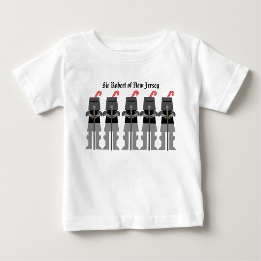 T-shirt Pour Bébé Chevalier médiéval (Devant)