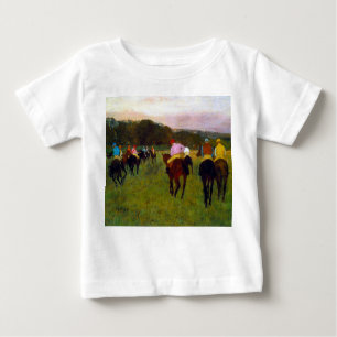 T-shirt Pour Bébé Chevaux de course Edgar Degas à Longchamp