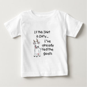 T-shirt Pour Bébé Chèvre Drôle Chemise Sale