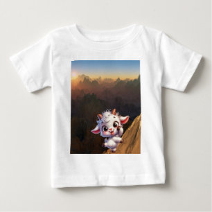 T-shirt Pour Bébé Chèvre effrontée