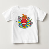 T-shirt Pour Bébé Chibi Flash Rockets (Devant)