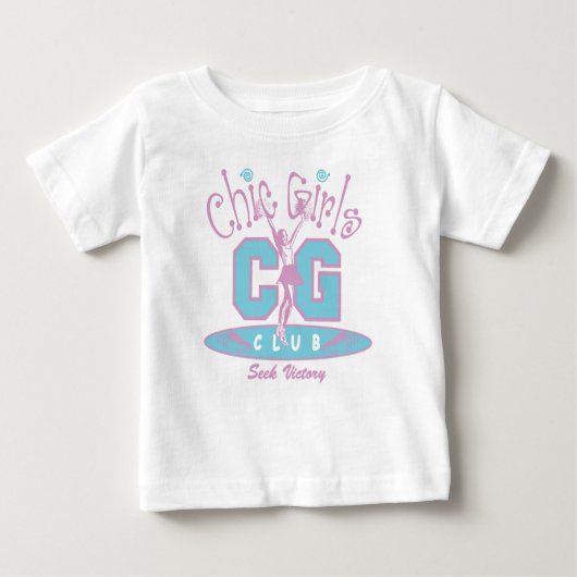 T-shirt Pour Bébé Chic Girls (Devant)