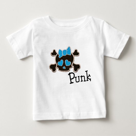 T-shirt Pour Bébé chic punk (Devant)
